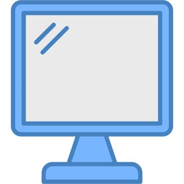 dizüstü bilgisayar ekran simgesi, vektör illüstrasyonu