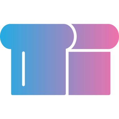 T harfi simgesi. vektör illüstrasyonu