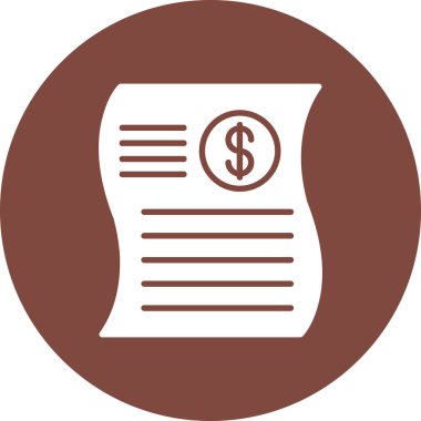 Dolar işareti vektör simgesi