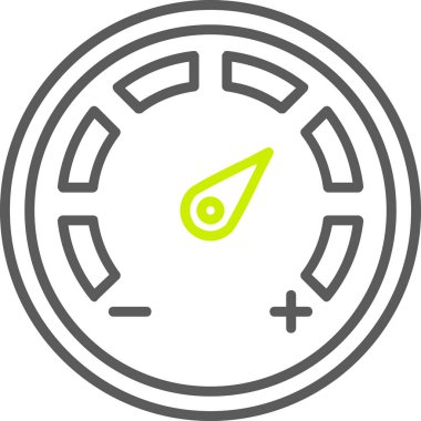 Hız göstergesi simgesinin vektör illüstrasyonu