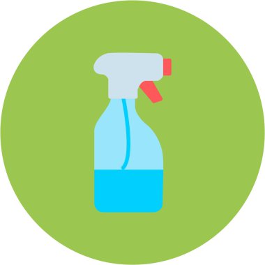 Bir şişe simgesinin vektör illüstrasyonu