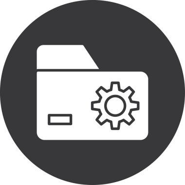 Dosya. Web simgesi basit illüstrasyon