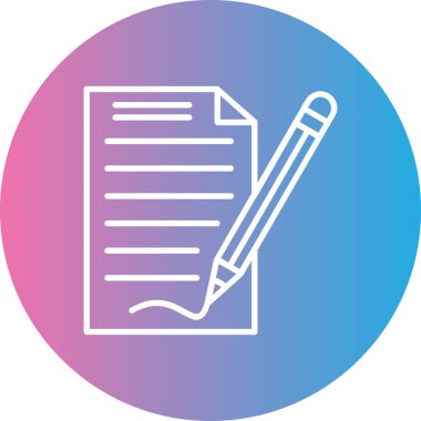 Dosya simgesinin vektör illüstrasyonu