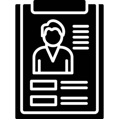 Tabletli bir adamın vektör çizimi