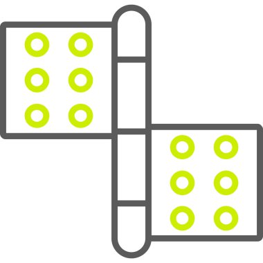 Haplar. Web simgesi basit illüstrasyon