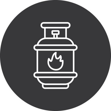 Ateş simgesinin vektör illüstrasyonu