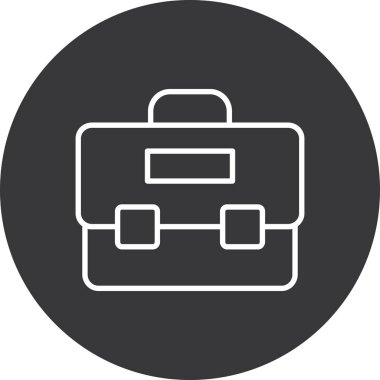 iş çantası vektör simgesi tasarımı