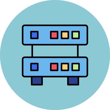 Seo simgesinin vektör illüstrasyonu