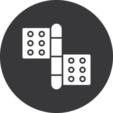 zar simgesinin vektör illüstrasyonu