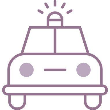 - Araba. Web simgesi basit illüstrasyon