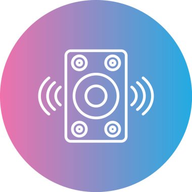 Vektör müzik simgesi illüstrasyonu