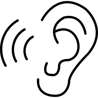 Kulak simgesi, dış hat biçimi