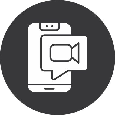 Vektör Çağrısı Simgesi illüstrasyonu