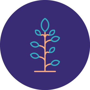 Eşsiz Bitki Vektör Satırı Simgesi