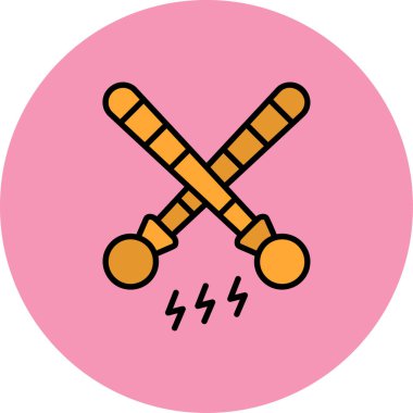 beysbol ikonu vektör illüstrasyonu