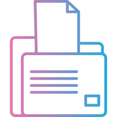 Dosya. Web simgesi basit illüstrasyon