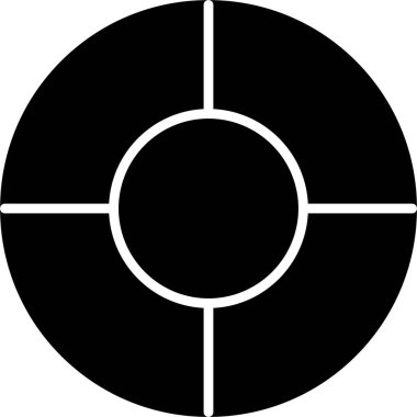 hedef simge vektör illüstrasyonu.