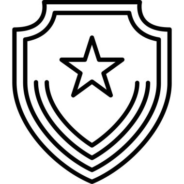 askeri madalya, web sade simgesi