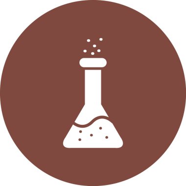 Bir kimyasal deneyin vektör çizimi