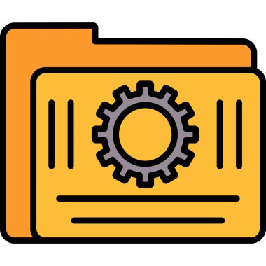 Dosya. Web simgesi basit illüstrasyon