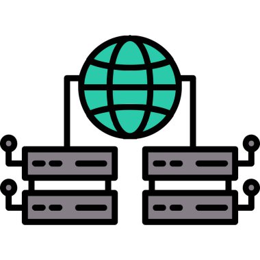 genel ağ sunucu simgesi, özet biçimi