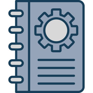 Teçhizat Web simgesi basit illüstrasyon