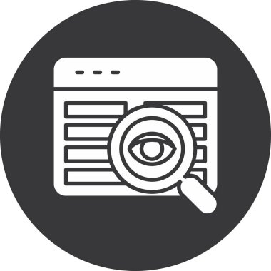 seo modern simgesinin vektör illüstrasyonu