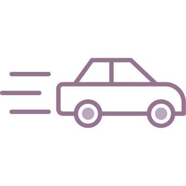 araba paylaşımı renkli vektör simgesi