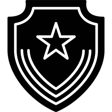 kalkan simgesi, vektör illüstrasyonu