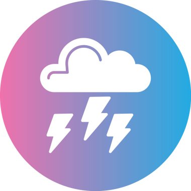 Bulut simgesinin vektör illüstrasyonu