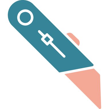 Kalem. Web simgesi basit illüstrasyon