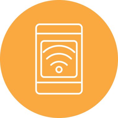 Cep telefonu. Basit simge