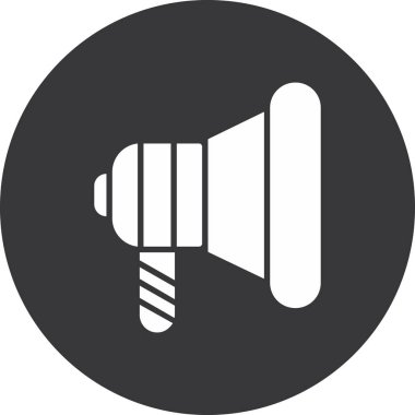 megafon simgesinin vektör illüstrasyonu