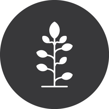 bitki simgesi vektör illüstrasyonu