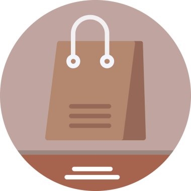 Alışveriş. Web simgesi basit illüstrasyon