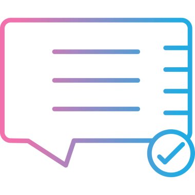 Konuş. Web simgesi basit illüstrasyon