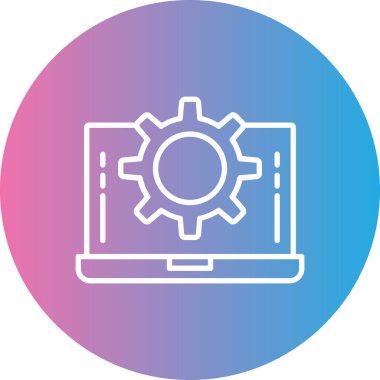 Ayarlama. Web simgesi basit illüstrasyon