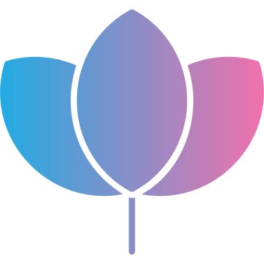 Bir çiçeğin vektör illüstrasyonu