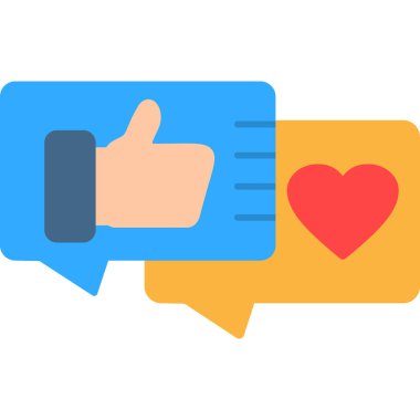 kalp geribildirim derecelendirme vektörü çizimi