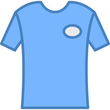 shirt simgesi vektör illüstrasyonu