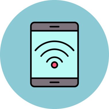 wifi simgesi vektör illüstrasyonu