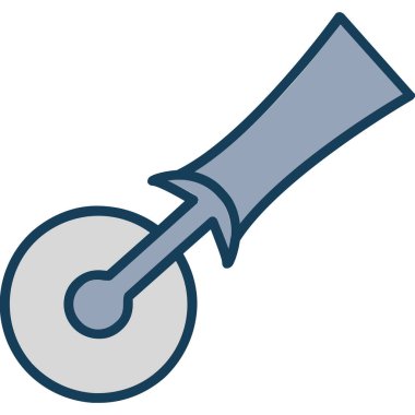 Tornavida. Web simgesi basit illüstrasyon