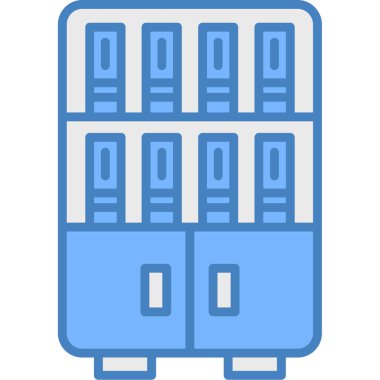 Sunucu. Web simgesi basit illüstrasyon