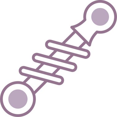 İp. Web simgesi basit tasarım