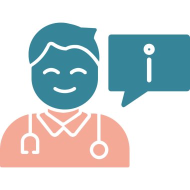 Sohbet simgesi vektör illüstrasyonu