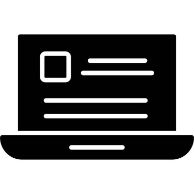 belge vektör simgesine sahip bilgisayar