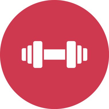 dambıl düz vektör simgesi kolayca değiştirebilir veya düzenleyebilir