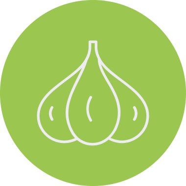 Soğan Simgesi vektör çizimi