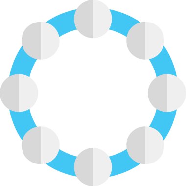 daire grafiği bilgi simgesi düz biçimli