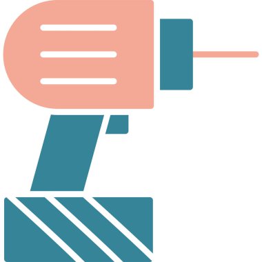 düz stil kablo aydınlatma simgesi